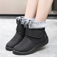 thumbnail image 6 of CAICJ98 Women's Snow Boots Waterproof Winter Boots Wide Width Winter Shoes Anti-slip & Keeps Feet Warm Black,7.5, 6 of 6
