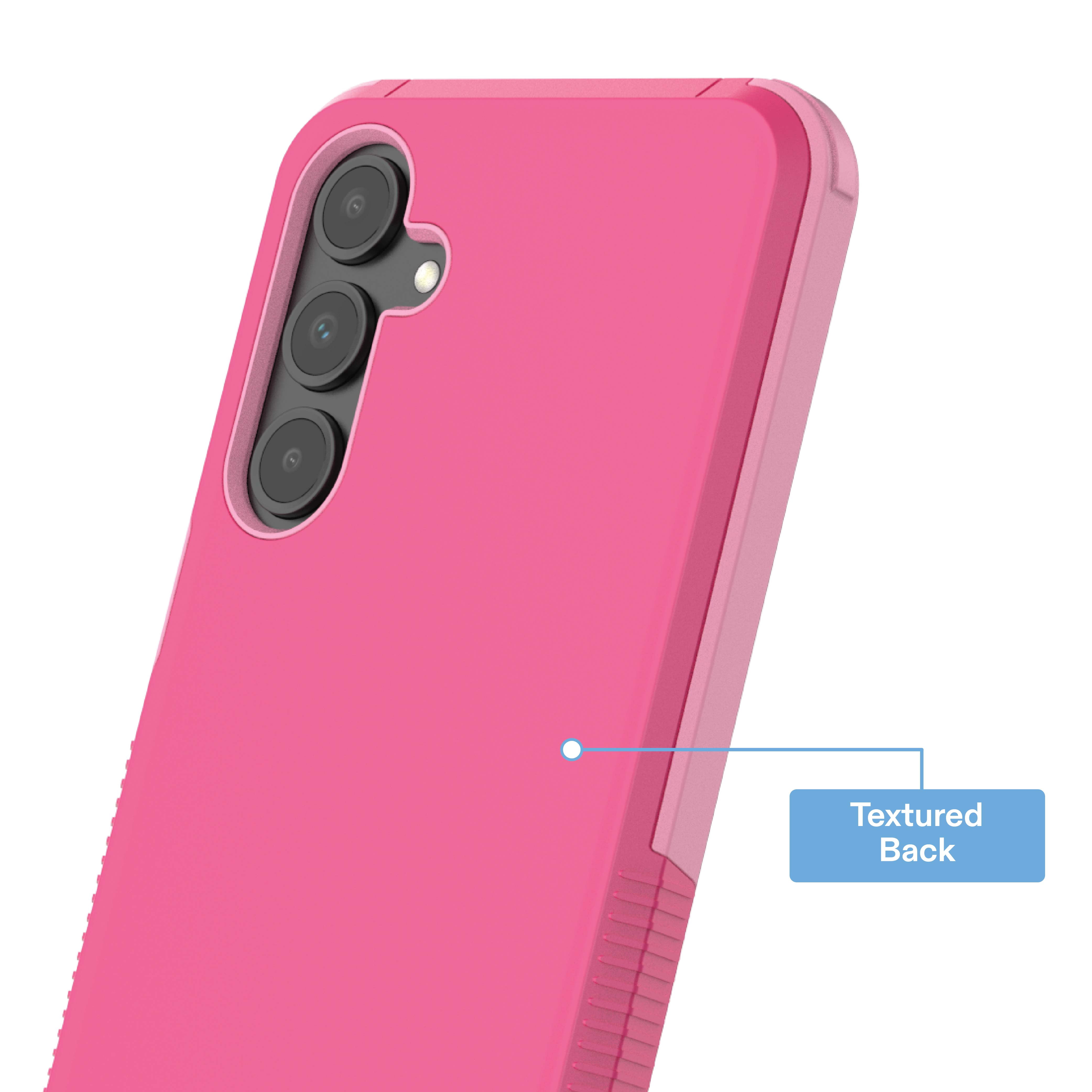 onn Slim Rugged Phone Case for Samsung Galaxy A16 5G - Pink