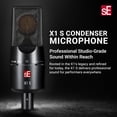 thumbnail image 3 of Micrófono SE ELECTRONICS X1 S Condensador XLR con almohadillas de filtro, 3 of 8