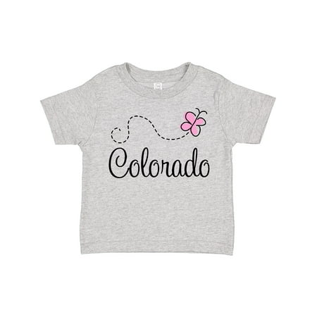 

Inktastic Butterfly Colorado Girls Toddler T-Shirt