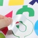 thumbnail image 5 of Kit de Letras y Números de 4 Pulgadas, 8 Hojas de Calcomanías de Alfabeto Autoadhesivas, Calcomanía de Número Colorido, 5 of 7