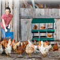 thumbnail image 2 of Eastvita Lockable Chicken Nesting Box with 6 Compartments - Easy Egg Collection Protection Green without Legs, 2 of 6