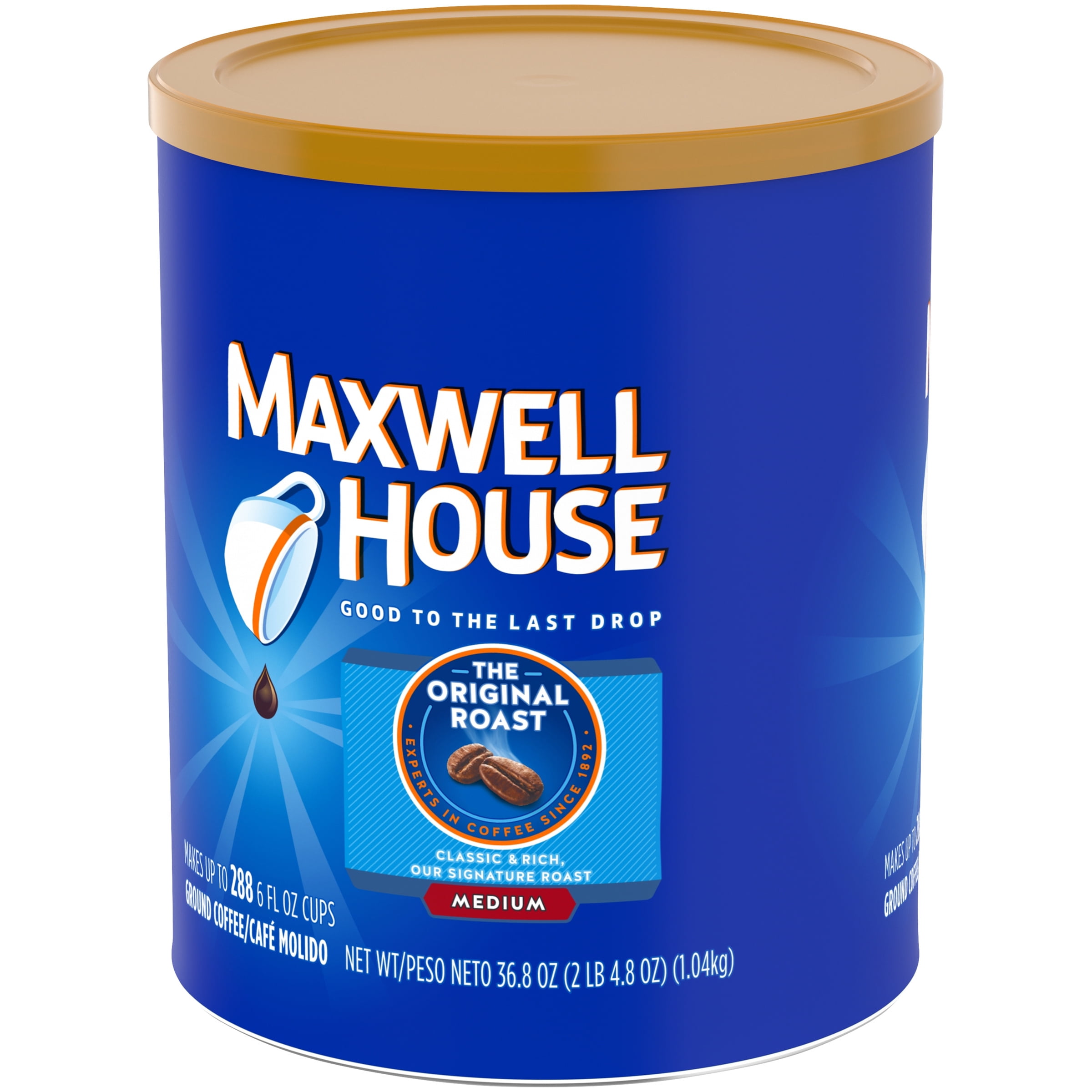 Maxwell House Max House Reg. Coffee 34.5 Oz - 270 Cups