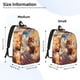 thumbnail image 2 of Balery Cute Cloud Pomeranian Mochila Clásica Impresa Básica para Viaje, Mochila Escolar Resistente al Agua, Mochila de Lona con Correas Ajustables-Medium, 2 of 5