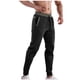 thumbnail image 5 of Pantalones largos de moda para hombre, casuales, de color sólido, con bolsillos y cintura elástica, pantalones cargo casuales para hombre., 5 of 5