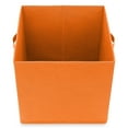thumbnail image 4 of Casafield Set of 12 Fabric Storage Cube Bins, Orange - 13" Collapsible Foldable Cloth Baskets for Shelves and Cubby Organizers, 4 of 7