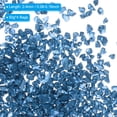 thumbnail image 2 of Uxcell Paillettes en Verre Froissé Colorées Irrégulières Bleues, 2 of 7
