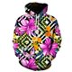 thumbnail image 3 of 2024 Nueva sudadera con capucha 3D con flores para mujer y hombre, ropa de verano de color, sudaderas Harajuku, ropa de calle de gran tamaño, sudadera con capucha, 3 of 5