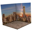thumbnail image 5 of 2Pcs 1/12 Backdrop Scene Model Diorama Simulation Layout Scene Background Collection Photo Board Track City, 5 of 8