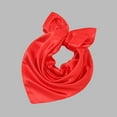 thumbnail image 2 of Ediodpoh Versatile Solid Color Silk Square Scarf for Work Holiday Performance and Decoration All Season Red, 2 of 5