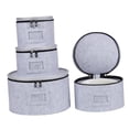 thumbnail image 1 of Siruishop 4 Pcs Conteneurs de Rangement pour Vaisselle avec Couvercle, 1 of 8