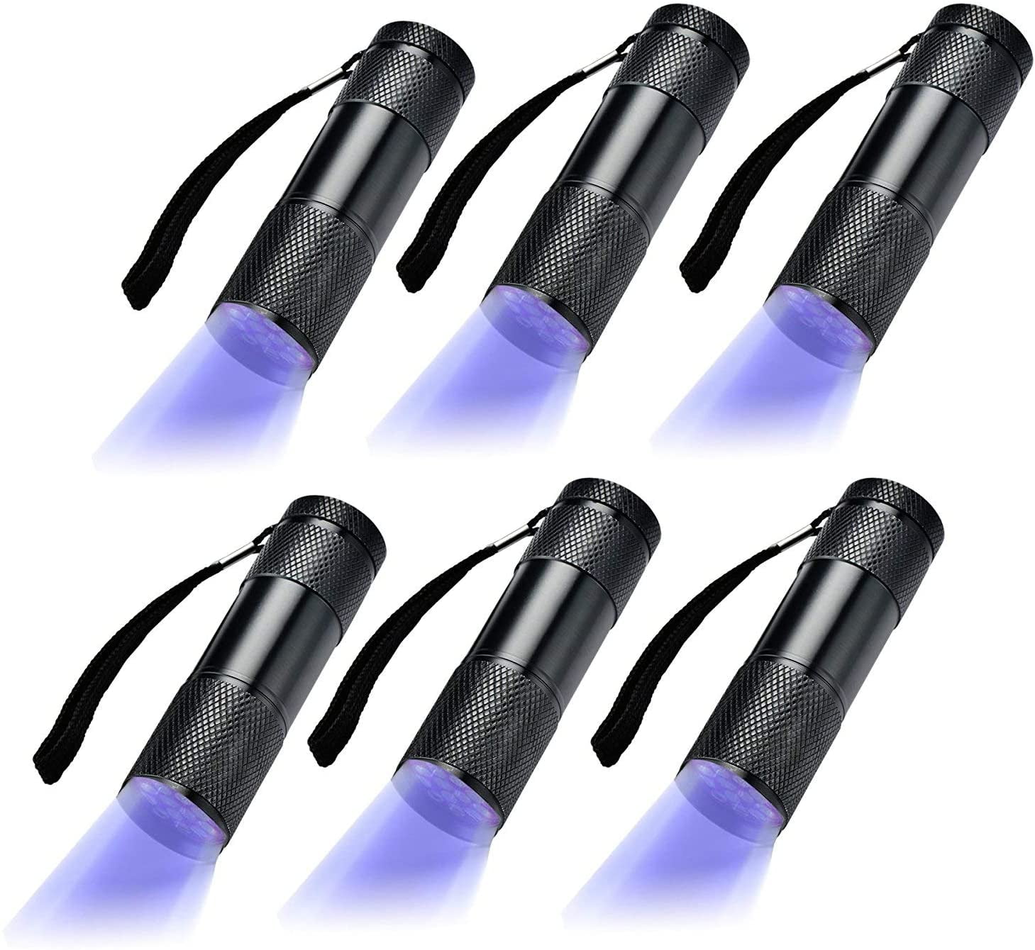 Flashlight Lamp Ultraviolet Portable LED Light Fluorescent Luz Ultravioleta 