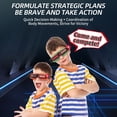 thumbnail image 3 of Interactive Battle Goggles Dual Shoots Game with Sound Effects & LED Hit Alerts Exercise Hand-eye Coordination Toy for Kids Adults, 3 of 8