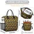 thumbnail image 5 of OBREWU Black Sunflower Womens Lunch Box for Work,Insulated Large Black Sunflower Lunch Bag for Women,Loncheras Para Mujer,Leakproof Adult Lunch Bag for Work,Beach,Travel,Picnic,Camping, 5 of 7