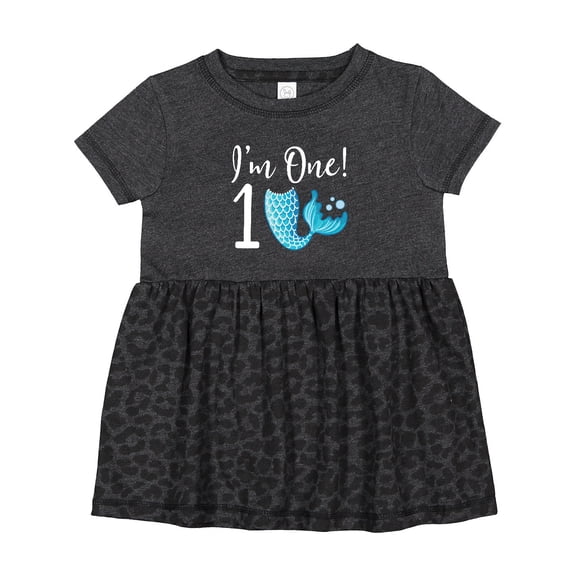Inktastic 1st Birthday Mermaid Party Girls Baby Dress