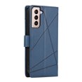 thumbnail image 5 of Nalacover Case for Samsung Galaxy S21 - Card Holder PU Leather Flip Wallet Cover with Magnetic Clasp Stand Hand Strap, Soft TPU Inner Shockproof Anti-Scratches Case for Galaxy S21, Blue, 5 of 10
