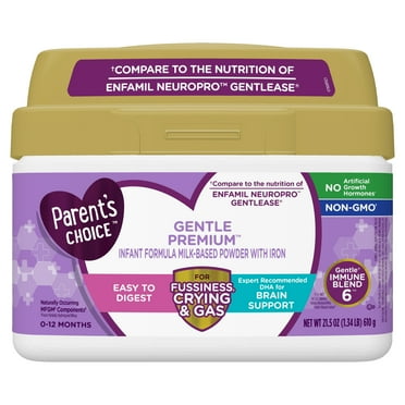Parent's Choice Gentle Premium Infant Formula Milk-Based Powder with Iron