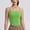 Green, variant on HaoXianJian Women's Racerback Workout Athletic Running Tank Tops for Women with Built in Bra Basic Running Tanks Padded Yoga Athletic Camisole