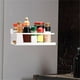 thumbnail image 4 of Organizador de nevera de acero para pared, blanco, 4 of 5