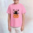 thumbnail image 4 of Futezty Toddler Boy Girl Pumpkin Face Spooky Halloween T-Shirt Short Sleeve Kids Fun Tops 12M-14T, 4 of 6