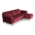 thumbnail image 4 of Sala Modular Reversible Makora Cavalli Con Memory Foam, Color Rojo, Lino Respaldo Reclinable De 3 posiciones., 4 of 10