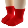thumbnail image 2 of Generic Child Socks Kids Winter Warm Long Socks Toddlers Boys Girls Children Socks Princess Socks Floor Socks for Baby Boy Girl Fashion Casual (0-12 Months,Red), 2 of 6