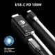 thumbnail image 5 of USB C to HDMI Cable for Nintendo Switch/OLED, 3 in 1 Cable with 100W PD and 4K HDMI, Support TV/Steam Deck/Laptop/PC, 2m Black and White, 5 of 5