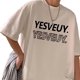 thumbnail image 3 of Camiseta de manga corta para hombre, camiseta de cuello redondo transpirable, cómoda, Vintage, a la moda, para hacer ejercicio, 3 of 8