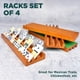 thumbnail image 4 of Juego de 4 estantes de madera Domino Holders Queensell para dominó, 4 of 8