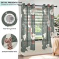 thumbnail image 3 of Yayeee Window Curtains Light Filtering 63"x52" Grommet Panel Pair Home Living Room Decor, Winter Goose, 3 of 7