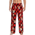 thumbnail image 2 of Aloohaidyvio Pajamas Custom Face Pajama Pants for Men Women Customized Funny Sleepwear With Pet Photo Valentines Couple Gift, 2 of 6