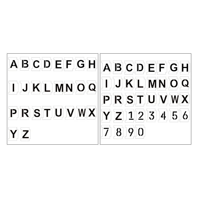 alphabet-number-stencils-4-inch-26-pack-letters-numbers-stencil-templates-walmart-com