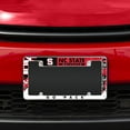 thumbnail image 2 of North Carolina NC State NCAA Wolfpack Chrome Metal License Plate Frame with Bold Full Frame Design, 2 of 6