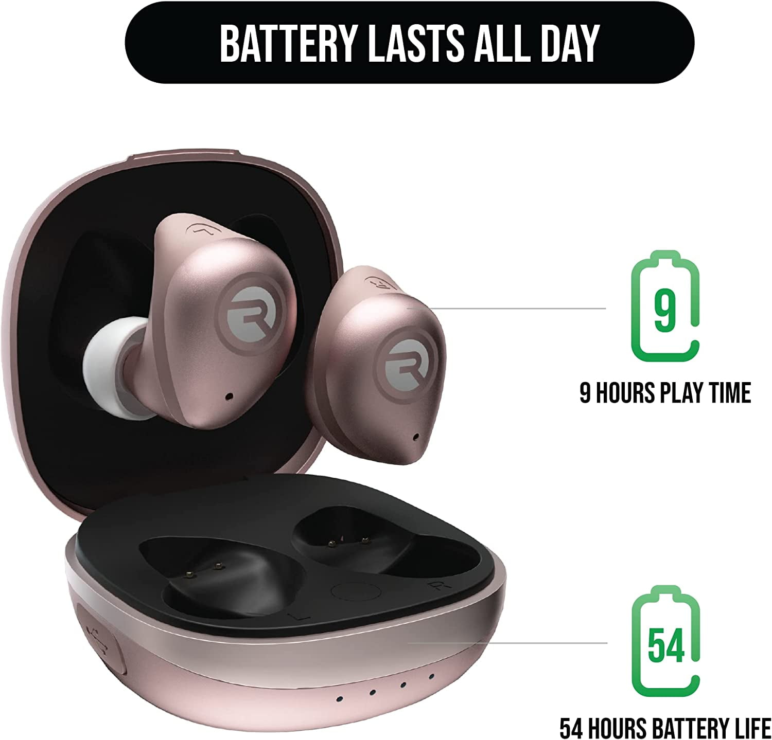 Raycon earbuds rose gold sale