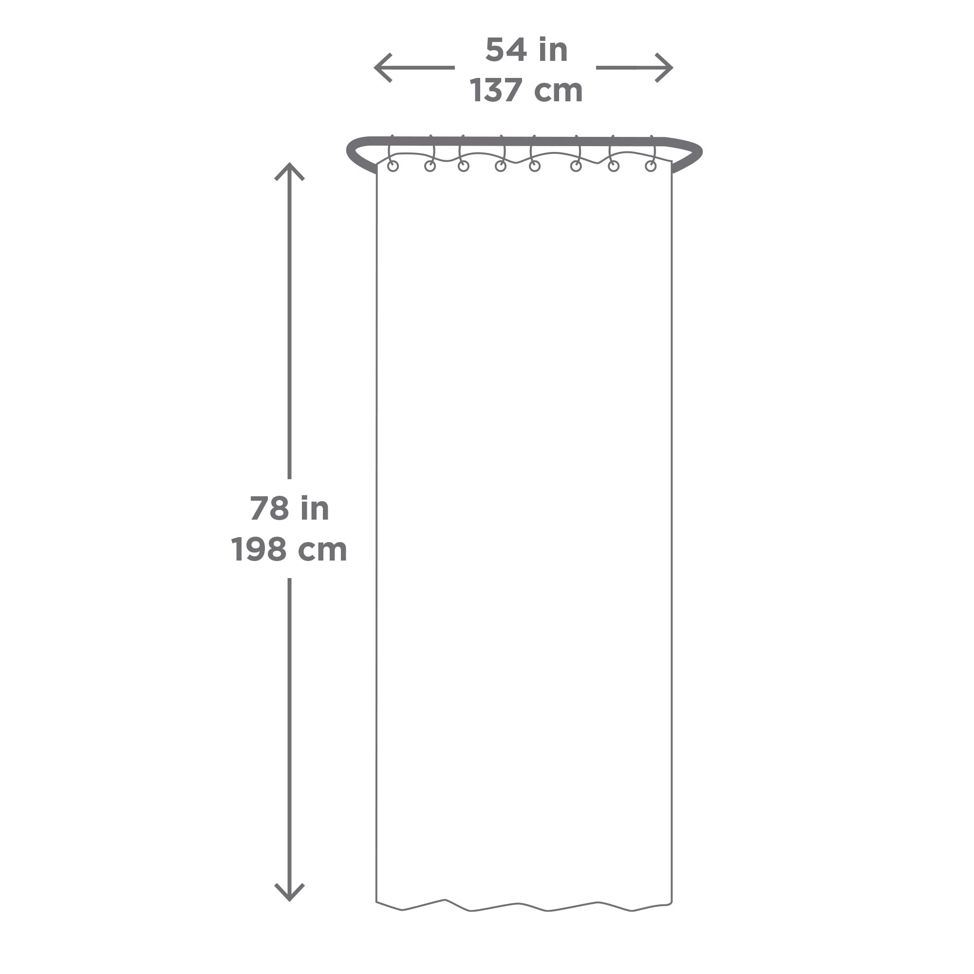 Mainstays Waterproof Heavyweight PEVA Shower Curtain Liner