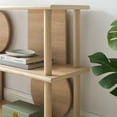 thumbnail image 4 of Zadie 55 Inch Console Table in Light Oak, 4 of 9