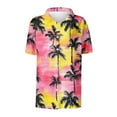 thumbnail image 5 of Weiqiqre Workout Tops for Women Summer Beach Shirt Tropical Womens Hawaii Button Down Short Sleeve Blouses, 5 of 5