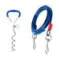 thumbnail image 1 of Heavy Duty Metal Dog Tie Out Stake Kit for Outdoor Training and Securing Small Medium, 1 of 4