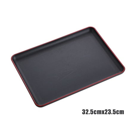 

Serving Tray Rectangular Plastic Tray Food Serving Trays Anti-slip Scratch-resistant New