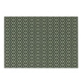 thumbnail image 1 of Geometric Cutting Board, Wavy Vertical Old Fashion Ornamental Tiles Boho Design, Decorative Tempered Glass Cutting and Serving Board, Small Size, Charcoal Grey Yellow, by Ambesonne, 1 of 1