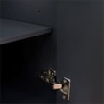 thumbnail image 5 of 49 in. Single Wooden Vanity  Dark Gray with Gray Granite Rectangle Sink, 5 of 15