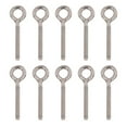 thumbnail image 1 of Lifting Eye , Silver M6x73 Lifting Eye Hook Convenient 304 Stainless Steel 73mm  For Mining Equipment Rail Loading, 1 of 8