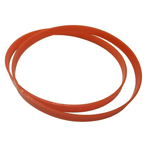 2 Urethane Band Saw Tires for 14" Rikon - .095" Thick Heavy Duty Replacement Tires - Bright Orange - Made in USA