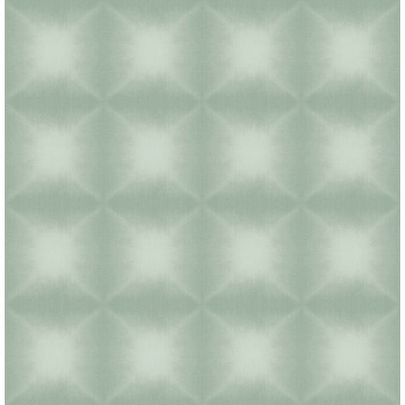 Kenneth James Echo Sage Geometric Wallpaper, 20.5-in by 33-ft, 56.4 sq. ft