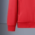 thumbnail image 4 of Maoxin Men's Jacket Men's Fashion Casual Hoodie Cardigan Loose Long Sleeve Hoodless Casual Coat/jacket Red XL, 4 of 6