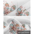 thumbnail image 6 of Starfish Linen Curtain Valance for Bedroom/Bathroom/Kitchen/Office/Living/Dining Room Window,Ocean Summer Gnomes Shells Watercolor Sea Rod Pocket Topper Decorative Cafe Drapes Panel 54"x18", 6 of 6