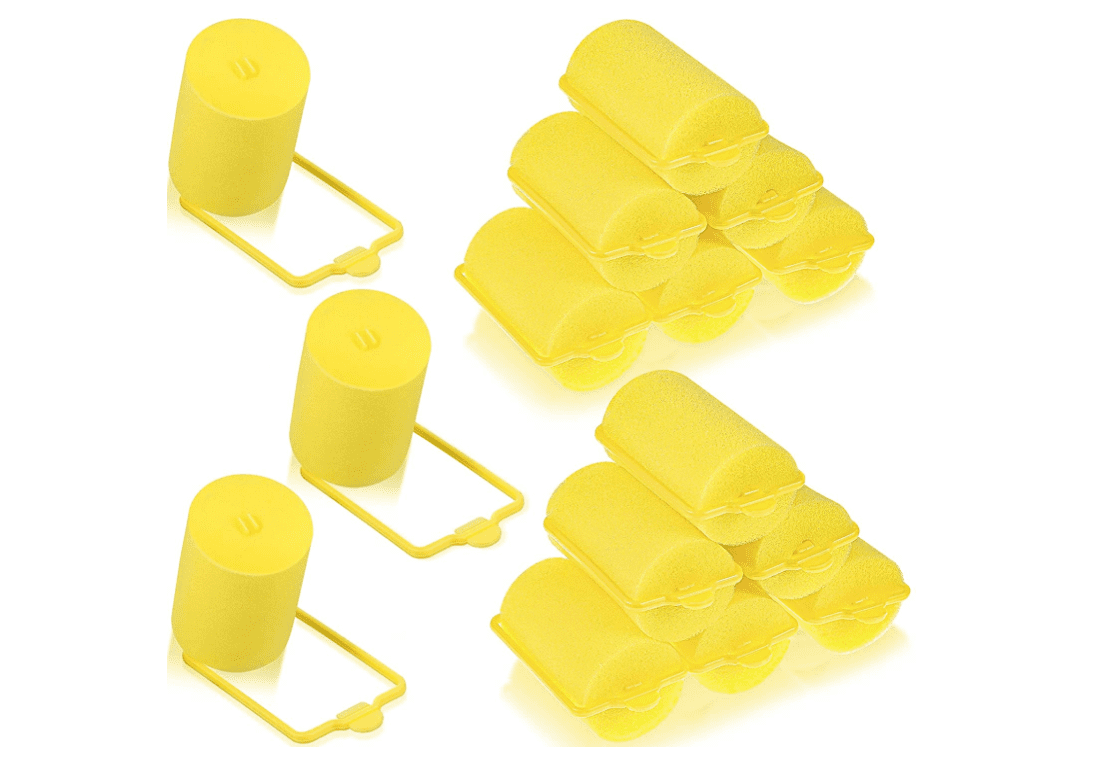 18 Pieces Sponge Hair Rollers Large Soft Foam Hair Styling Curlers 40