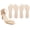 Beige, variant on 3/4 High Heel Cushion Inserts for Women, 2 Pairs Self-Adhesive Gel Shoe Inserts, Anti-Slip Comfort Heel Pads for High Heels, Sandal and Flats (Black, Small : Women's 5-8)