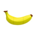 thumbnail image 1 of Cubes Fruits Strange-Shape 3x3 Cube High Speed Cube Puzzle Magic Professional Learning&Educational Cubos Kid Toys, Banana, 1 of 3