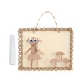 thumbnail image 3 of Tablero de rompecabezas de animales, juguete de madera, bricolaje, decoración colgante, juguetes cognitivos sin terminar, tablero de artesanía de , chica, 3 of 9
